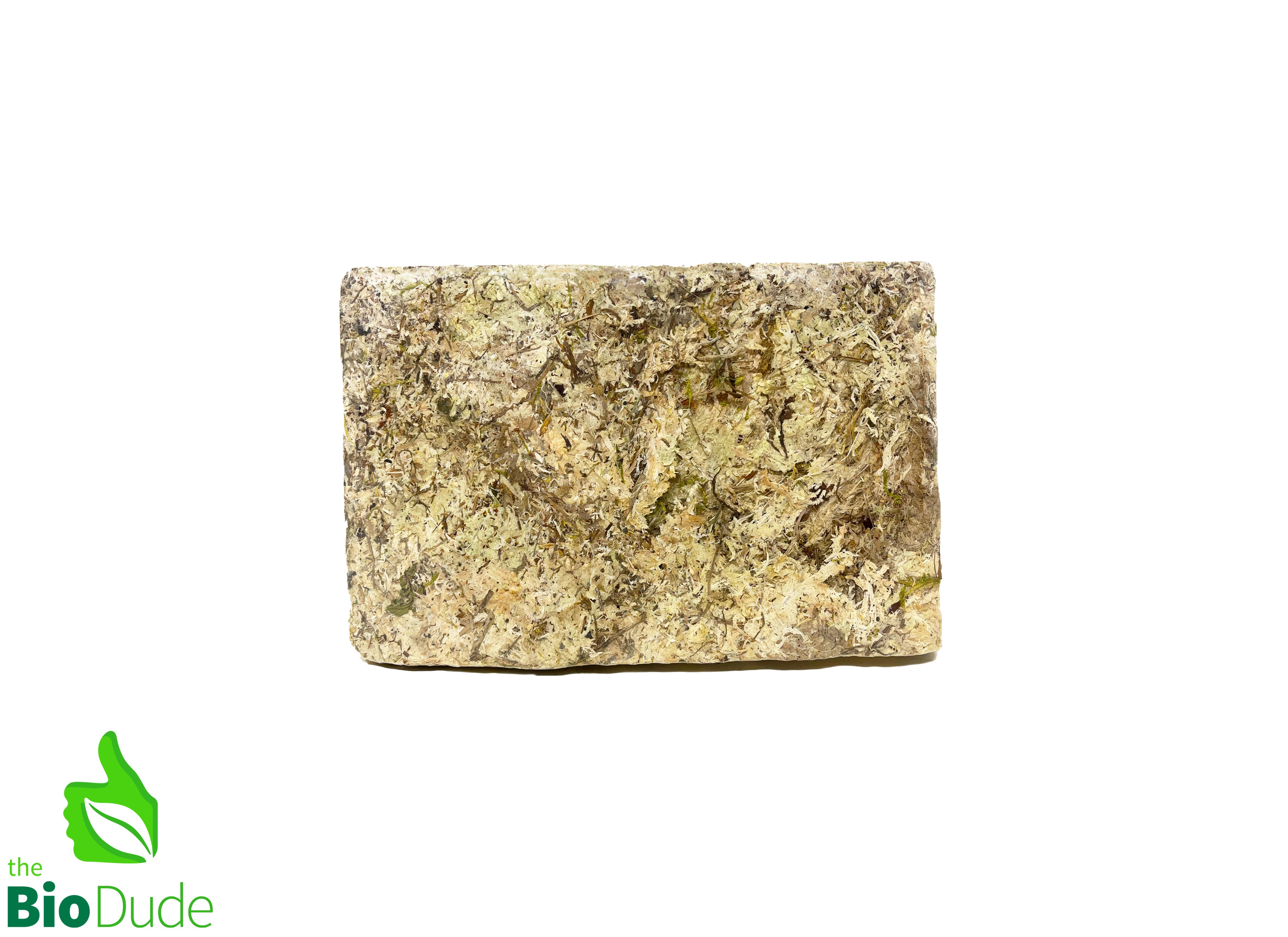 The Bio Dude Compressed Sphagnum Moss Brick 150 Grams